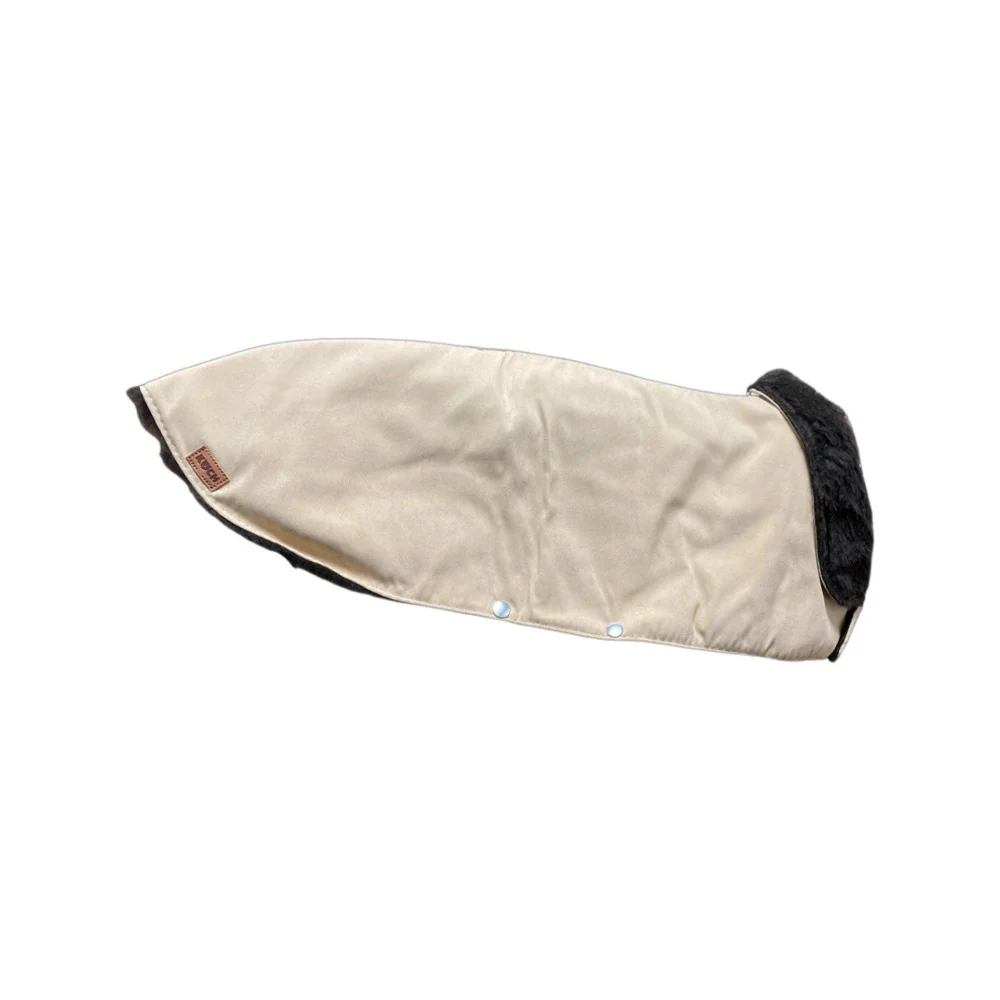 Hundemantel Napoli "beige-dunkelbraun"