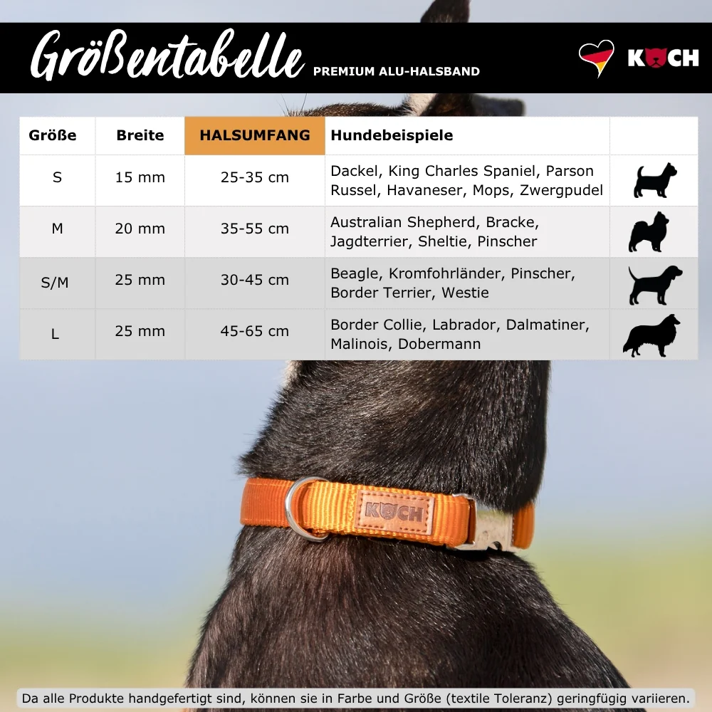 Premium Alu-Klick Hundehalsband gepolstert - Image 22