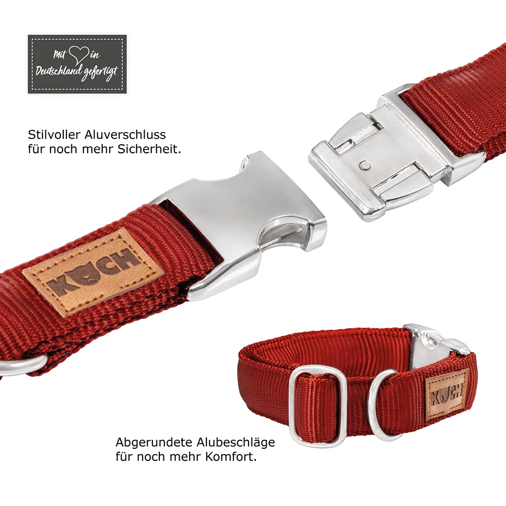 Premium Alu-Klick Hundehalsband gepolstert - Image 23