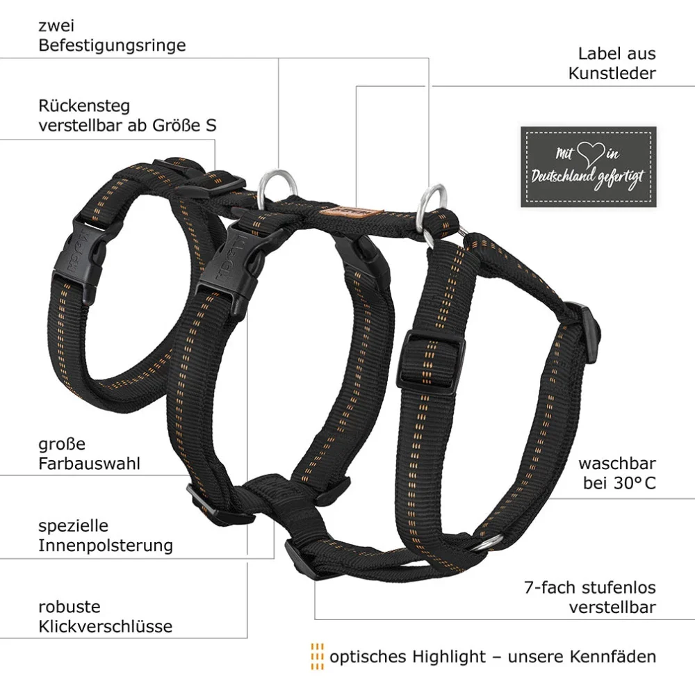 Premium Sicherheitsgeschirr gepolstert, Panikgeschirr - Image 16