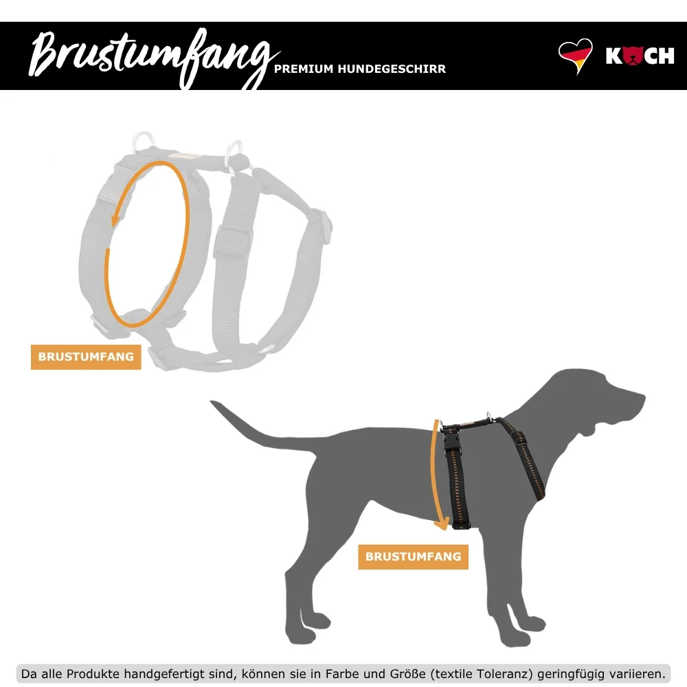 Premium Hundegeschirr gepolstert extrabreit 40mm - Image 9
