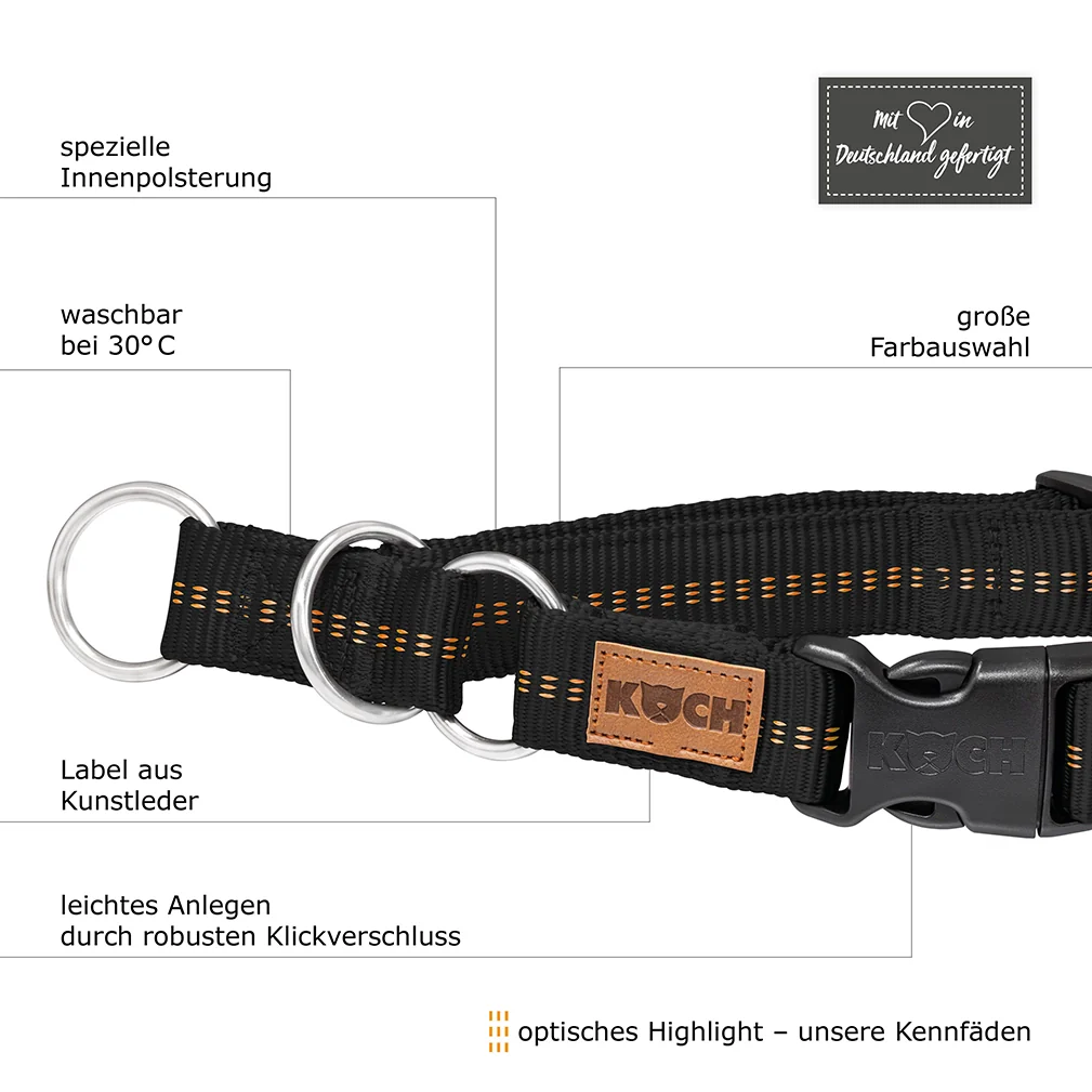 Premium Zugstopp Halsband gepolstert - Image 27